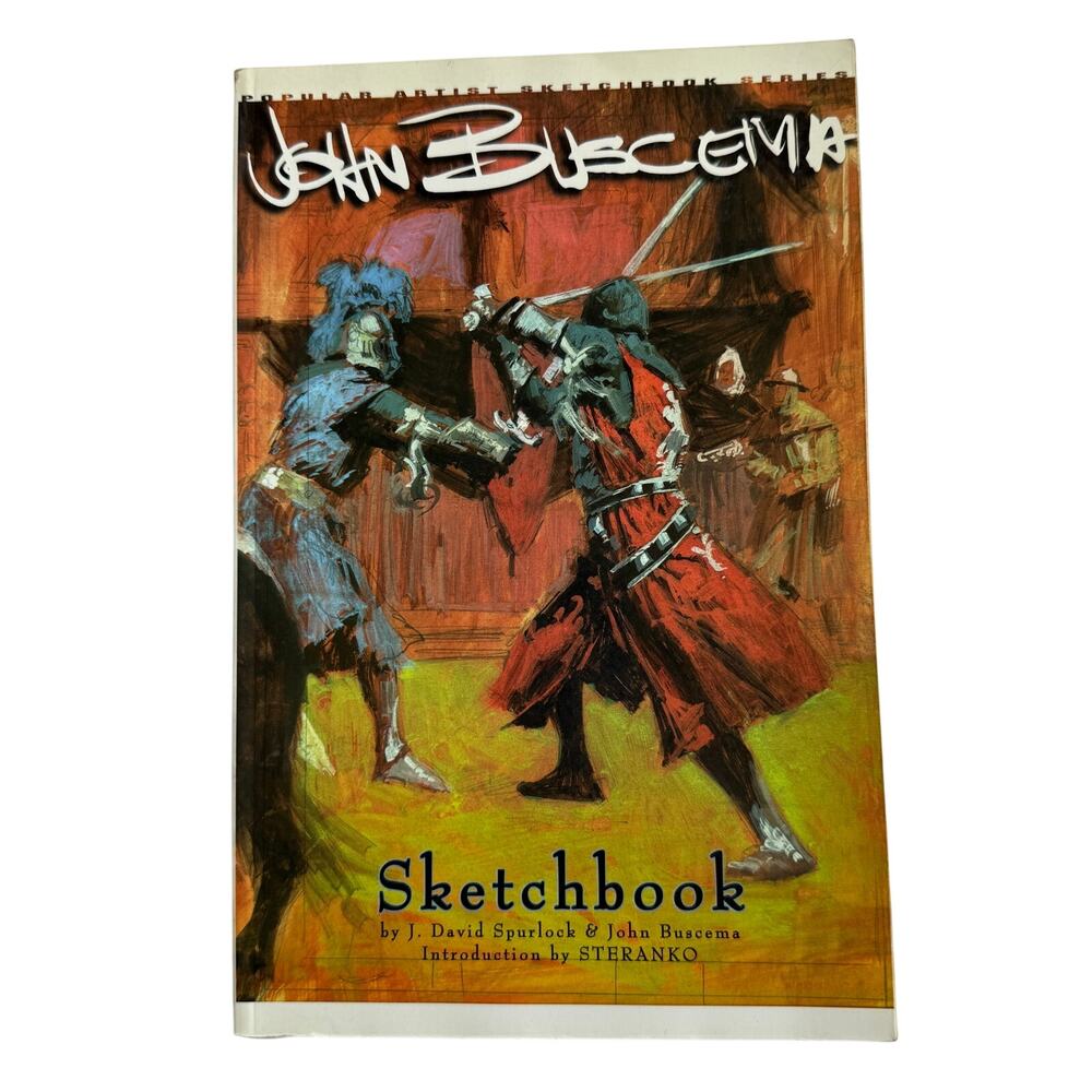 The John Buscema Sketchbook by J David Spurlock Comic Book Art Steranko Intro